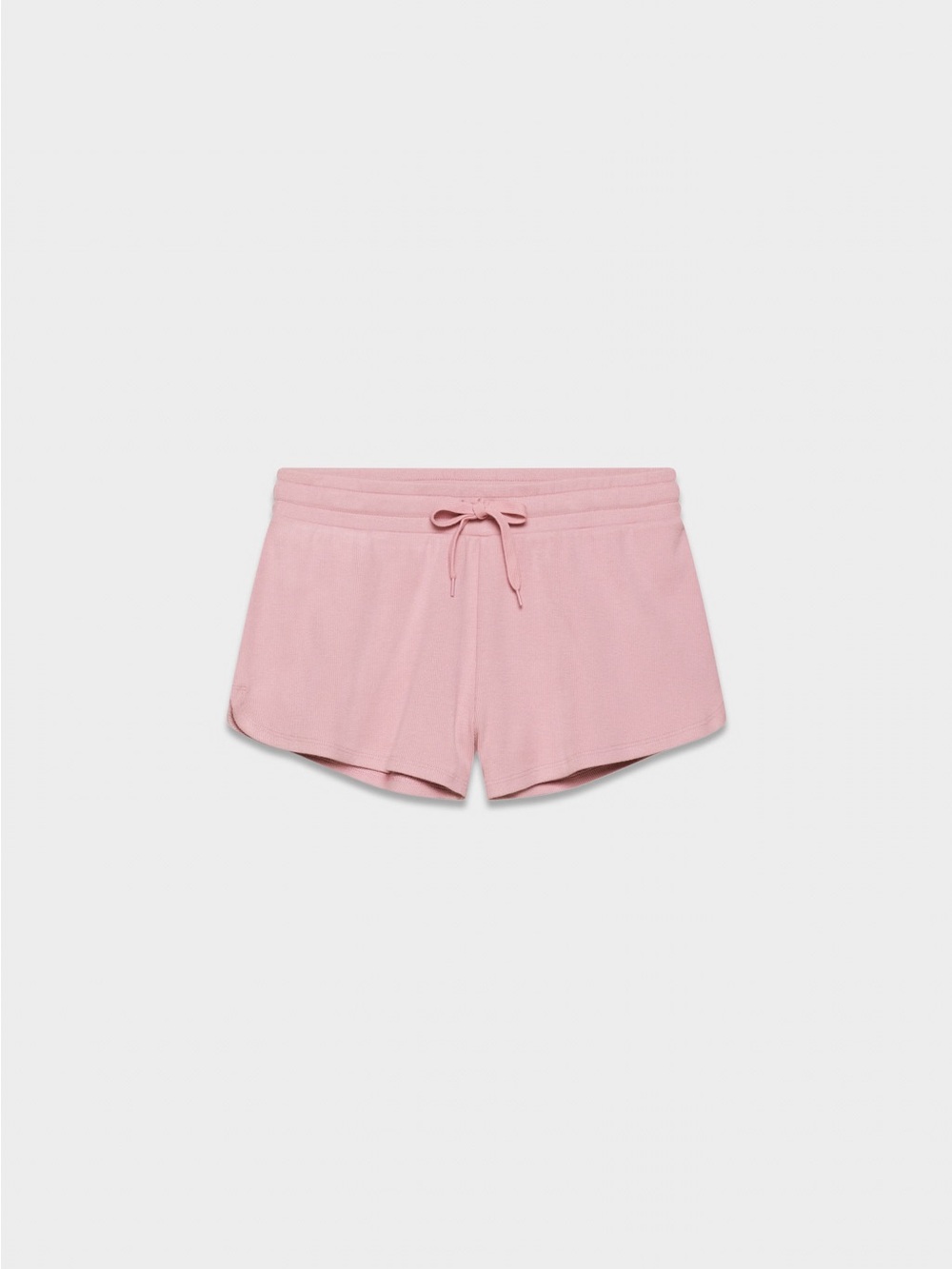 Aritzia HomeStretch Rib Micro Short in Tart Pink